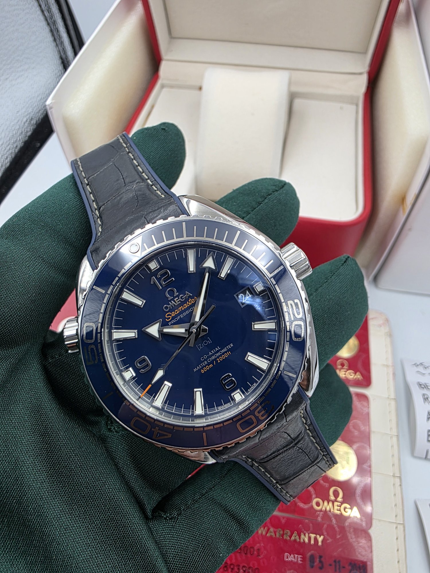 Omega Seamaster Planet Ocean Blue 