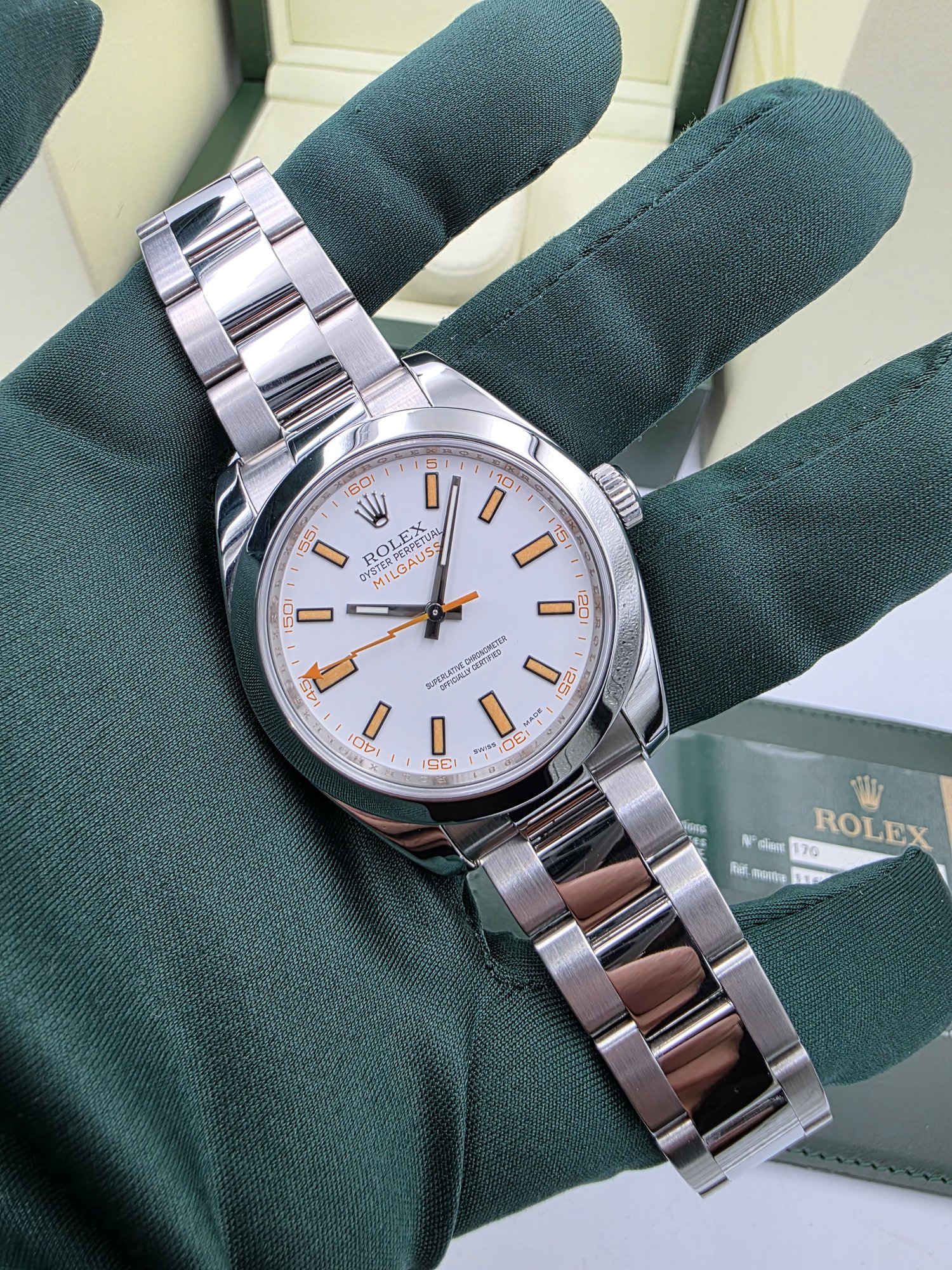 Rolex Milgauss Bianco 