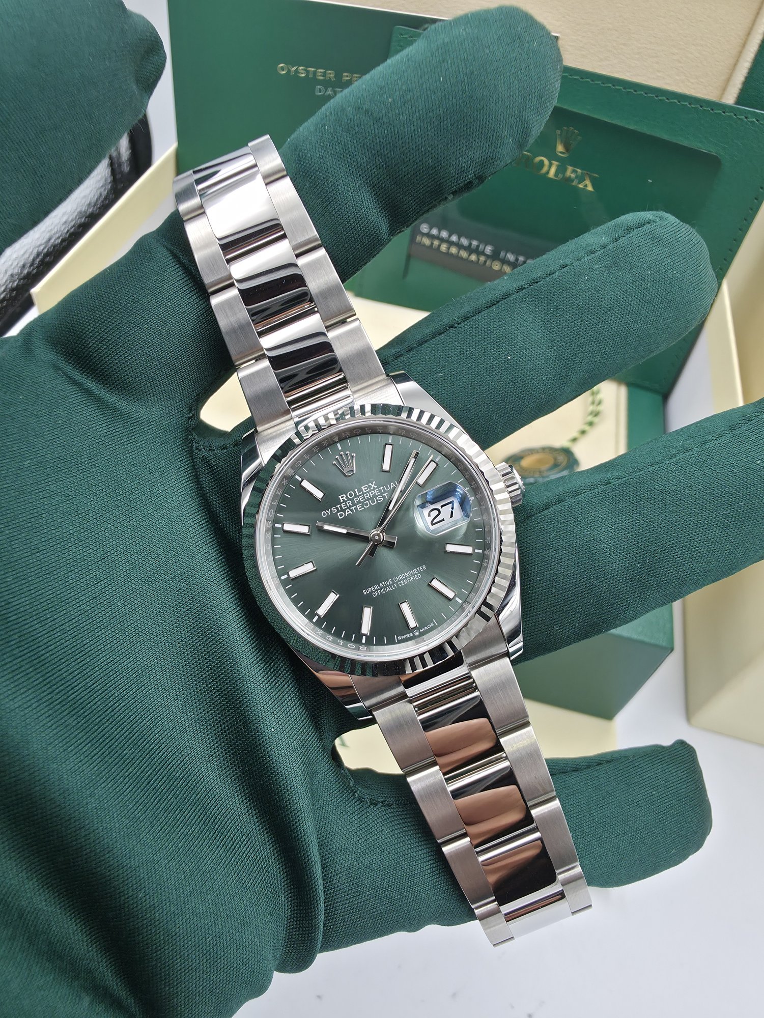 Rolex Datejust  36mm Green